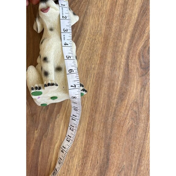 Vintage Staffordshire Spotted Whippet Dalmatian Dog Figurine Porcelain - Picture 5 of 5